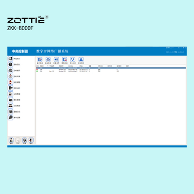 ZOTTIE   ZKK-8000F   IP网络分控软件